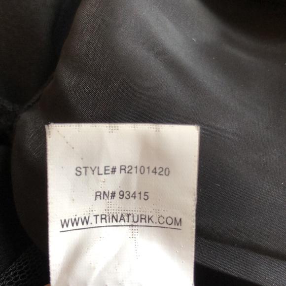 NWOT Trina Turk Black Mini Skirt - Picture 9 of 9